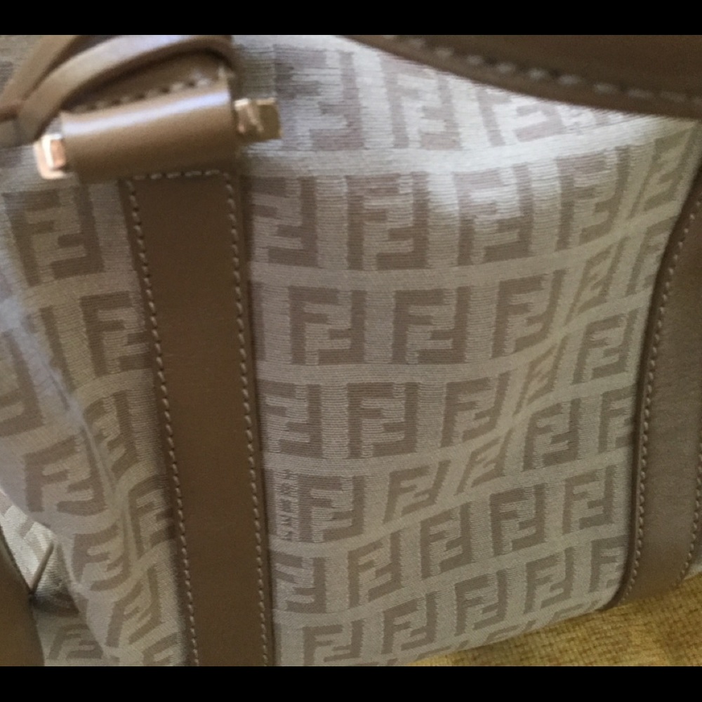 -SOLD- New Authentic Fendi Zucca mini Boston bag - Picture 9 of 14